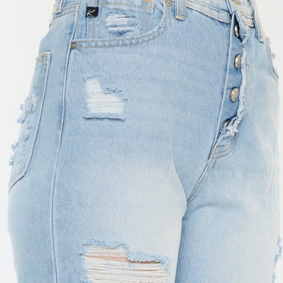 Kancan Paula 90s Straight Fit Leg Jeans - Picture 2 of 10
